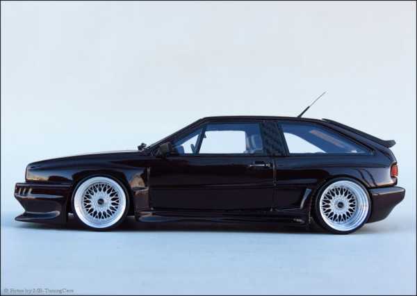 1:18 VW Scirocco MK2 GTX 16V Rieger GTO Breitbau + Vitrine = RAR